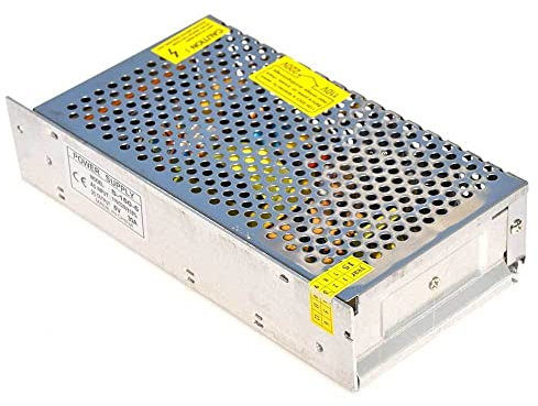 DC 5V 30 Amp 150 vatios Transformador de fuente de alimentación de conmutación regulada universal IP20 para luz de tira LED CCTV - Stock del Reino Unido (150 W, Dc 5V)