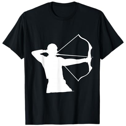 Bogenschießen Bogensport Archery Bogenschütze Zielscheibe T-Shirt