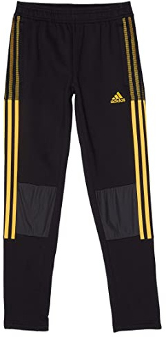 adidas Boy's Tiro Track Pant Winterized (Little Kids/Big Kids) Black/Solar Gold XL (18 Big Kids)