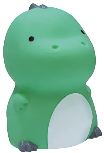 ABUS LED-Nachtlicht JC8690 MILA Dino - Kinderzimmer, 2 Helligkeitsstufen | Kabellos mit 3x AAA-Batterien, automatisches Abschalten nach 30 Min., geprüft nach EN71 Spielzeugsicherheit