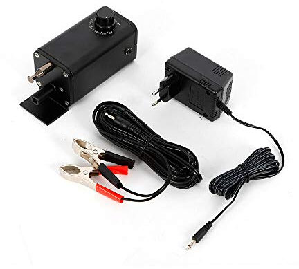 SENDERPICK Motore per barbecue da 15 W, spiedo girevole, motore di trasmissione DC 3-12 V, per girarrosto, 14 kg