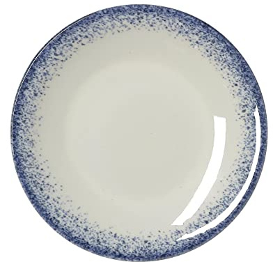 WAS Germany Assiettes plates Ø 23 cm Lot de 6 pièces Marina Porcelaine
