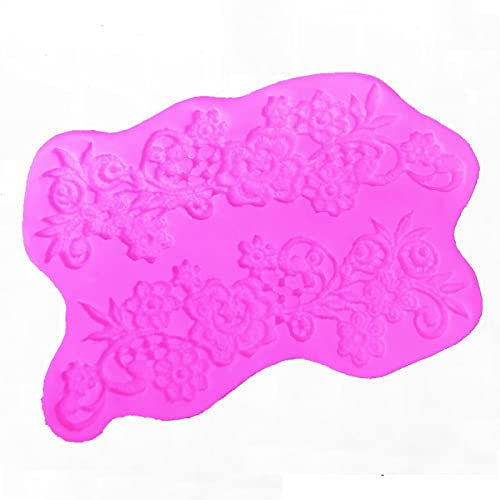 Stampo Per Zucchero Flip 2 Pezzi Di Stampo In Silicone Che Lancia Lo Zucchero Fai Da Te Lo Stampo In Silicone Tumulante In Pizzo Lo Stampo Per Torta Al Cioccolato