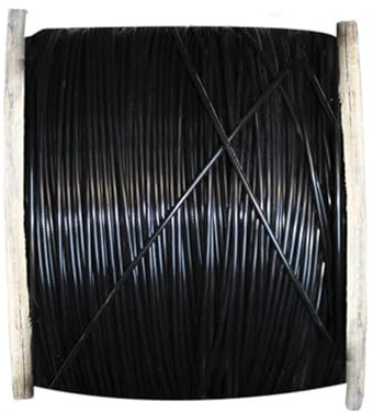 Drahtseil 304 Edelstahl, schwarzes PVC-beschichtetes Drahtseil, weicher Drahtseil-Stahldraht (Size : 4mm (7x7)-1 Meter)