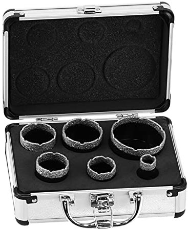 CCBFLA Lochsäge, 6-in-1-Lochsägen-Set für Metall, 20-68 mm M14-Hohlbohrer-Lochsägen-Set mit Box, Türknauf-Lochsägen-Set, für Weichholz, Sperrholz, Trockenbau