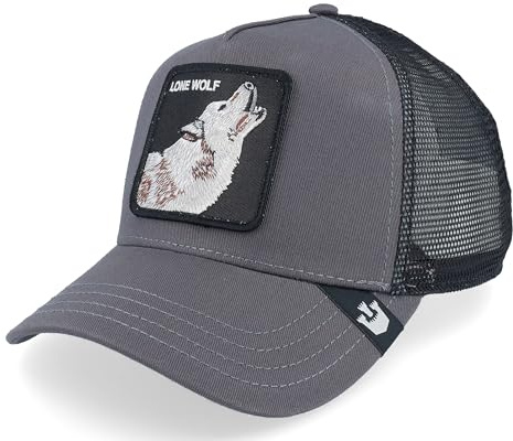 Goorin Bros. Lone Wolf Cap - One Size - Charcoal, Schwarz , Einheitsgröße