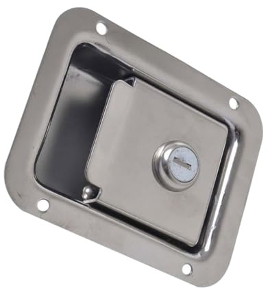 BELLIFFY Serratura Facile Acciaio Baule Inossidabile per in Portautensili e Alta Argento Installazione Affidabilità, Design Moderno e Stiloso per Camper e Trailer