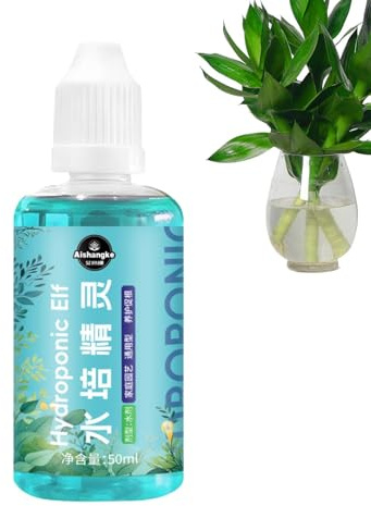 COMFOLIVING Cibo idroponico per piante, fertilizzante idroponico - Nutrienti per la coltivazione di verdure 50 ml, alimenti vegetali per sistemi di coltivazione e piante in vaso