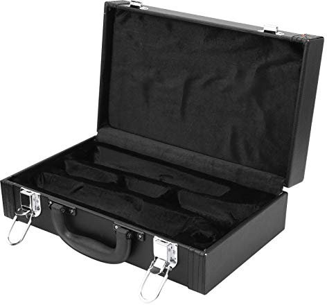 lvifloae Klarinettenkoffer mit Griff, Kunstleder, wasserdicht, Hartschale, Musikinstrumentenzubehör, staubdichter Boden