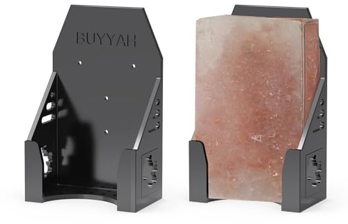 BUYYAH Plastic Salt Block Holder, Rust-Resistant Design with Horse Cutout, Includes 5 Fixing Screws, Drainage Holes for Dryness, Compatible with Various Salt Blocks for Sheep, Cows, Horses（2 PCS）