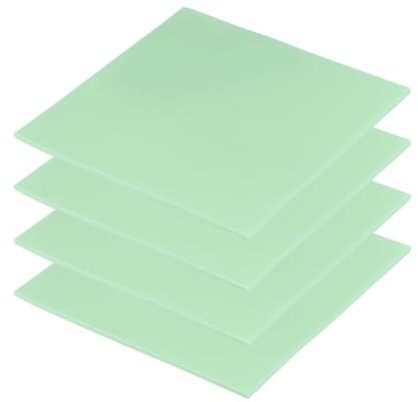 PATIKIL Pads Thermiques 100x100x2mm, 4 Pack Pads Thermiques Froid Silicone pour CPU GPU IC PCIe M.2 2280 SSD NVMe Dissipateur Thermique, Vert