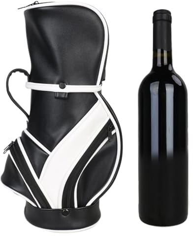Sacs À Vin pour Bouteilles De Vin Glacière Isotherme pour Bouteille Unique | Pochette De Rangement Et Transport Portable Avec Poches Multiples Pour Pique-Niques, Fêtes, Golfeurs, Événements Extérieu