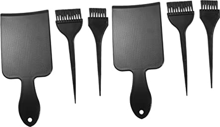 Gatuida Kit de Coloration Cheveux 2 Set 6pcs Planche Balayage Plastique Léger pour Salon et Domicile