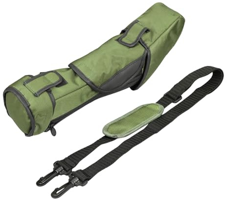 Teleskoptasche – Stoßfeste Hülle, Nylonhülle, gepolsterte Tragetasche, verstellbarer Gurt, Ausrüstungshalter, Spektiv-Aufbewahrungslösung für Vogelbeobachtung, Reisen, Sternenbeobachtung