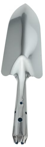 GANAZONO Pala Da Giardino e Paletta in Acciaio Inox Resistente Per Trapianto e Scavo, Attrezzi Manuali Per Coltivazione Orto e Fiori, Utensile Portatile Multifunzione Per Giardinaggio in Vaso