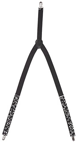 OVAQUIXI Bälte för Byxor, Påklädningshjälp med Justerbar Längd 2,5 Cm Bredd Metallklämmor (Notera Mönster)
