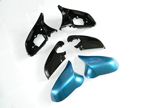 CsCsP Carbon Spiegelkappen Spiegel Upgrade Kit Cover Mirror Rückspiegel Außenspiegel Spiegelblenden Long Beach Replacements kompatibel mit BMW F20 F21 F23 F22 F30 F35 F31 F34 F33 F32 F36 X1 E84 M2 F87