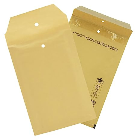 200 Stück Luftpolsterumschläge in braun - 2/B (140 x 225) - Luftpolstertaschen Versandtaschen - elb-verpackungen