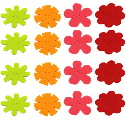 140st Schäbige Blumen Blumenverzierungen Stoff Blumen Aus Filz Selber Machen Fühlte Blumenverzierungen Aus Filz Blütenblatt Stoffblumen Zum Basteln Filzblume Spielzeug Patch Kind