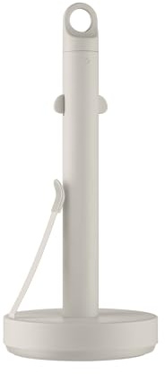 blomus Küchenrollenhalter -Loop- | Edelstahl pulverbeschichtet | Moonbeam | H 34 cm x B 15 cm x T 15 cm
