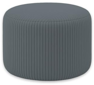 chilly pilley Sitzhocker Cord Gaming Sitzsack Wasserfest Hocker Abnehmbar Bezug mit EPS-Füllung Runden Sitzkissen für Kinder und Erwachsene viele Farben zur Auswahl (Grau)