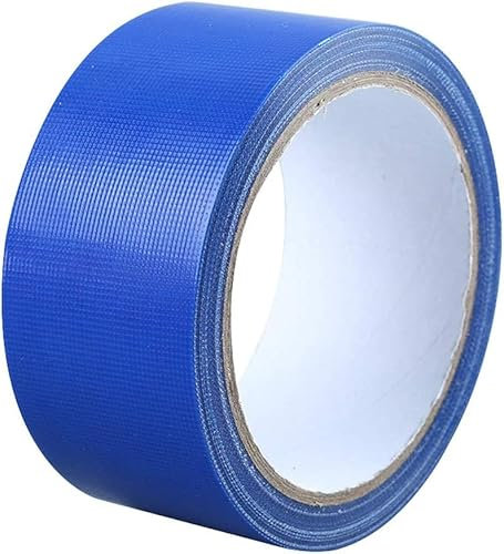 COSHAL® Ruban adhésif imperméable super collant en tissu robuste pour réparation de tissu 48 mm x 10 m (rouleau simple) bleu