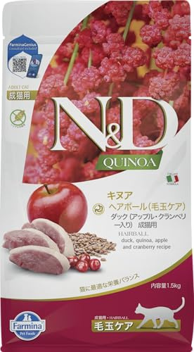FARMINA ND Cat Quinoa Hairball Anatra 1,5 kg