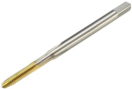 MACHSWON Tarauds métriques M2 x 0,4 mm, pour machine à fileter et perceuses électriques, acier rapide H2, filetage à droite, outil de taraudage, 1 pièce