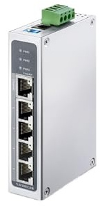 Switch Ethernet industriale a 5 porte 100M 100Base-T su guida DIN IP30 con montaggio a parete Protezione dalle tempeste di trasmissione VLAN TL-SF1005