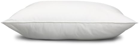 alpina Kissen 80 x 80 cm - Kopfkissen für Bett und Schlafzimmer - Schlafkissen Atmungsaktiv, Feuchtigkeitsregulierend und Waschmaschinenfest - für Nacken-, Bauch-, Rücken- und Seitenschläfer - Weiß
