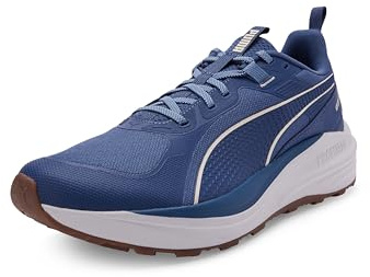 PUMA Flare Pro Trail Chaussures de Course Unisexes, Indigo foncé Bleu Neige Alpin, 44 EU
