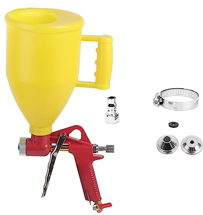 3L 1/4 Zoll Kunststofftrichter Luftspritzpistole Wandmalerei Sprühgerät Heimdekorationswerkzeug 4/6/8 Mm Pistole, Spray, Textur, Trichter, Farbe, Luft, Sprühgerät, Malerei,