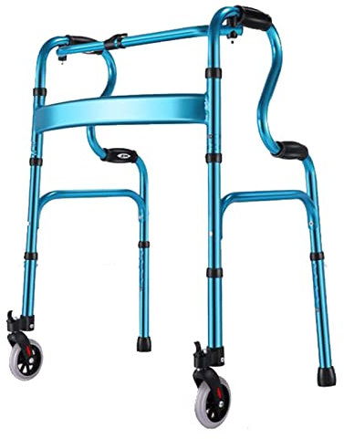 sjdoPulse Andador Andadores para Personas Mayores Andador Plegable Andadores Ligeros para Personas Mayores con Asiento Andadores para Discapacitados Andadores De Interior para Personas Mayor,E,A
