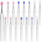 Oruola Lot de 15 applicateurs de fard à paupières, en silicone, réutilisables, pour baume, masque à lèvres, rouge à lèvres, pinceau à lèvres, brosse à lèvres, gommage, multicolore