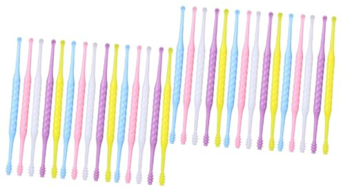 COLLBATH 40 Pz detergente per cerume pulitore orecchie cerume pulisci orecchie cerume gocce per la rimozione del cerume kit per la rimozione del cerume a spirale tappo detergenti per cerume