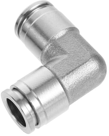 SKISUNO 90degree Elbow Air Fitting Push Connector for Air Compressor Quick Connect Pneumatic Tube Connector Shaped for Efficient Installation