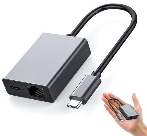 Micro USB auf RJ45 Ethernet Adapter kompatibel mit Fire TV Stick - Kabelgebundene Ethernet-Verbindung für Streaming