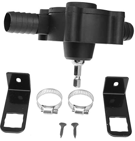 LIFKOME Pompe De Transfert Auto-amorçante Électrique Compacte Pour Eau Et Huile, Pompe De Forage Auto-amorçante à Vis Compatible Perceuse, Portable Et Légère Pour Usage Domestique