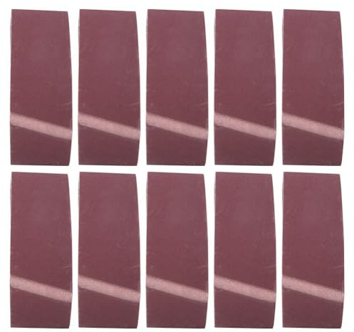 Strumento compatibile con Nastro abrasivo, 10 pezzi di nastro abrasivo, carta vetrata abrasiva all'ossido di alluminio da 457x75 mm per levigatrice a nastro, levigatrici a nastro (1000)