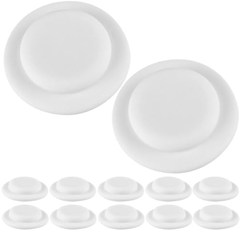 BAZEITFLOW Silicone Seal Gasket Rings for Baby Bottles Wide Mouth Milk Storage Leak-Proof Seal Washer Discs Food Grade 12pcs for Infant Feeding and Travel