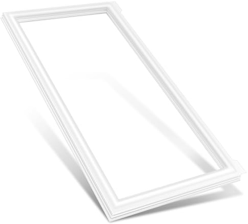 Upgraded 65.75 x 31.34 3206261 Refrigerator Door Gasket Seal Replacement Compatible with Frigidaire Freezer Door Gasket For Kenmore Freezer Door Seal Fridge Gasket Rplaces 5300129798 3206263 White