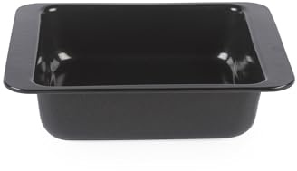 Salter Expert Square Cake Tin 25 Cm | Carbon Steel Construction, Dual-Layer Non Stick Coating, Oven Safe To 220 C, PFOA Free, Deep 25 X 21.6 X 5.8 Cm
