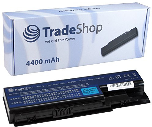 Akku 4400mAh 10,8V/11,1V für Acer 5520G 5730-ZG 5910 ersetzt 01AS-2007B AS07B31 AS07B32 AS07B41 AS07B42 AS07B51 AS07B52 AS07B71 AS07B72 AS07B75 BT.00603.033 BT.00603.042 BT.00604.018 BT00604025