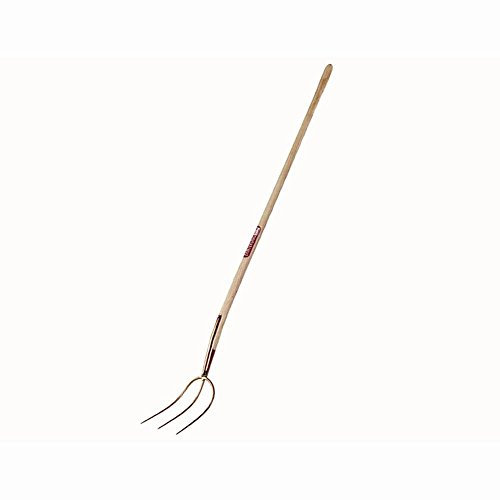 ERNTEKÖNIG Fourche à 3 Dents 26 x 20 cm 135 cm Manche frêne doré laqué