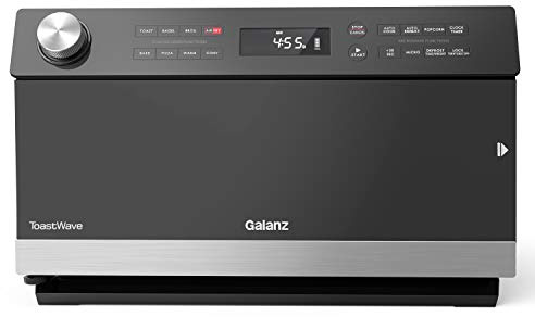Galanz GTWHG09S1A09 4-in-1 ToastWave with TotalFry 360, Convection, Microwave, Air Fry, Toast Oven, 900W/0.9 Cu.Ft, Stainless Steel