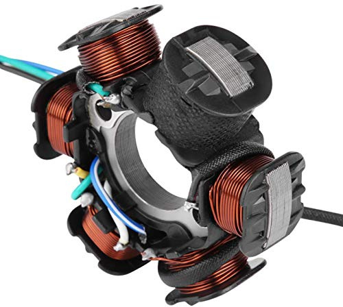 Estator de encendido de 6 bobinas Magneto Gy6 estator de encendido magneto para GY6 50110 Scooter ciclomotor Go Kart ATV Scooter