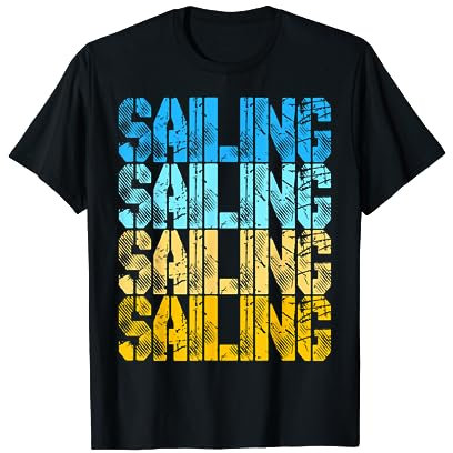 Sailing Segeln Tshirt für Skipper und Kapitän T-Shirt