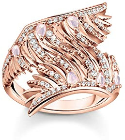 THOMAS SABO Damenring Phönix-Flügel Roségoldfarben TR2409-323-9-52 Ringgröße 52/16,6