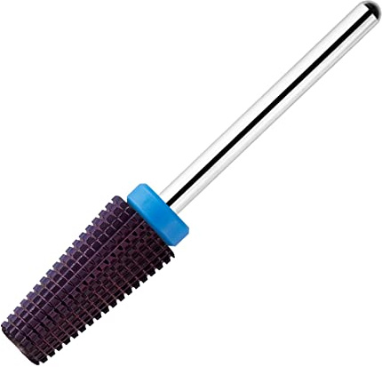 BNG 5-in-1 Fräser Bit Für Gelnägel, Hartmetall Nagelfräser Für Acryl Nägel, Profi 3/32-Zoll Elektro Nagelbohrer, Wolframstahl Bits Maniküre Pediküre Salon Werkzeug(Mittel, Lila)