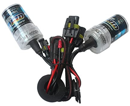 MAXZIZ HID Xenon-Auto-Glühbirne H1 H3 H7 H11 9005 9006 Xenon-Stirnlampe 35 W 55 W (Farbe: 4300 K, Größe: H3)